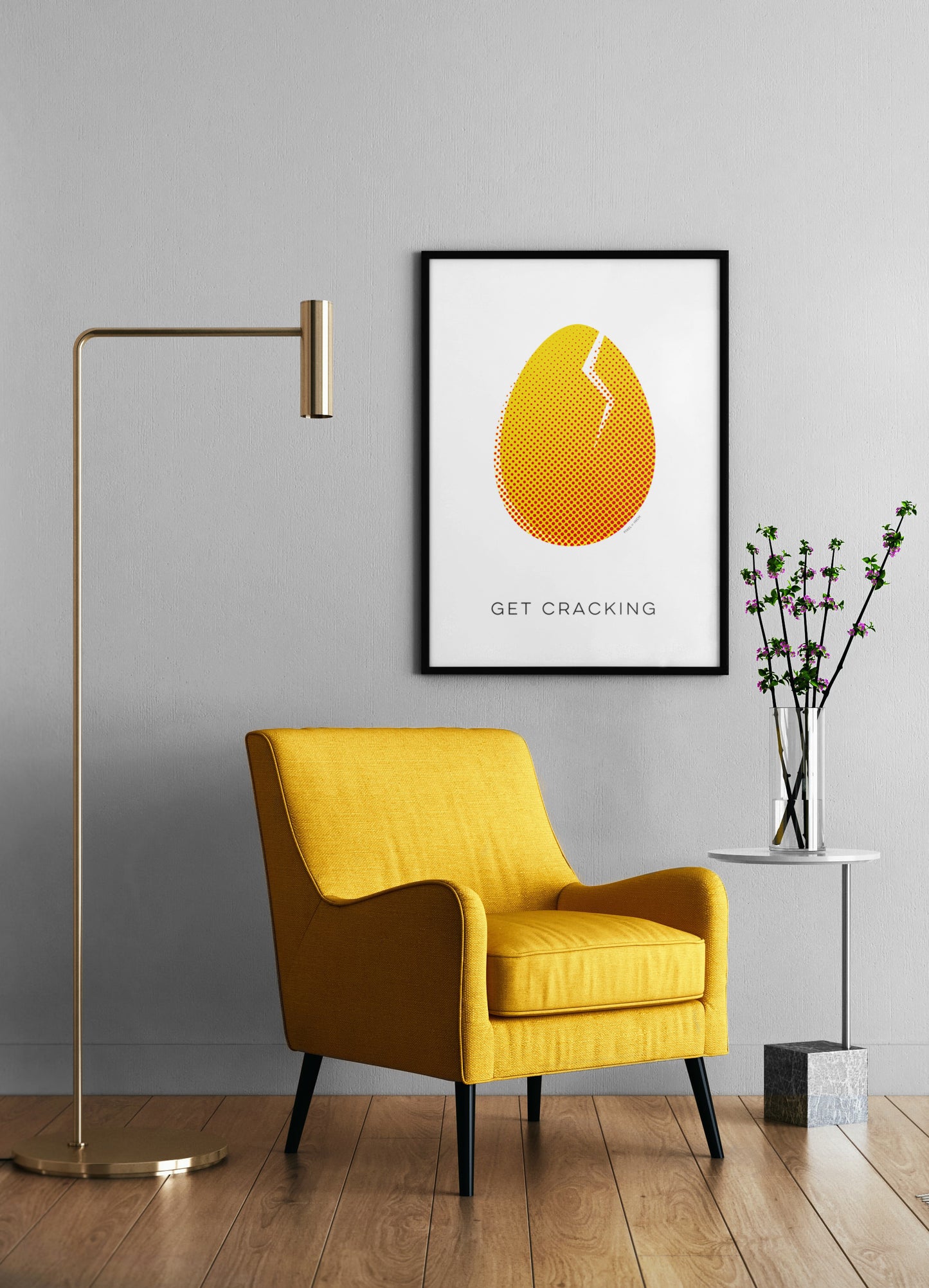 Get Cracking Egg Poster