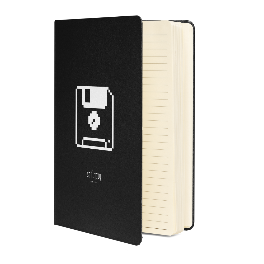 So Floppy - Hardcover Bound Notebook