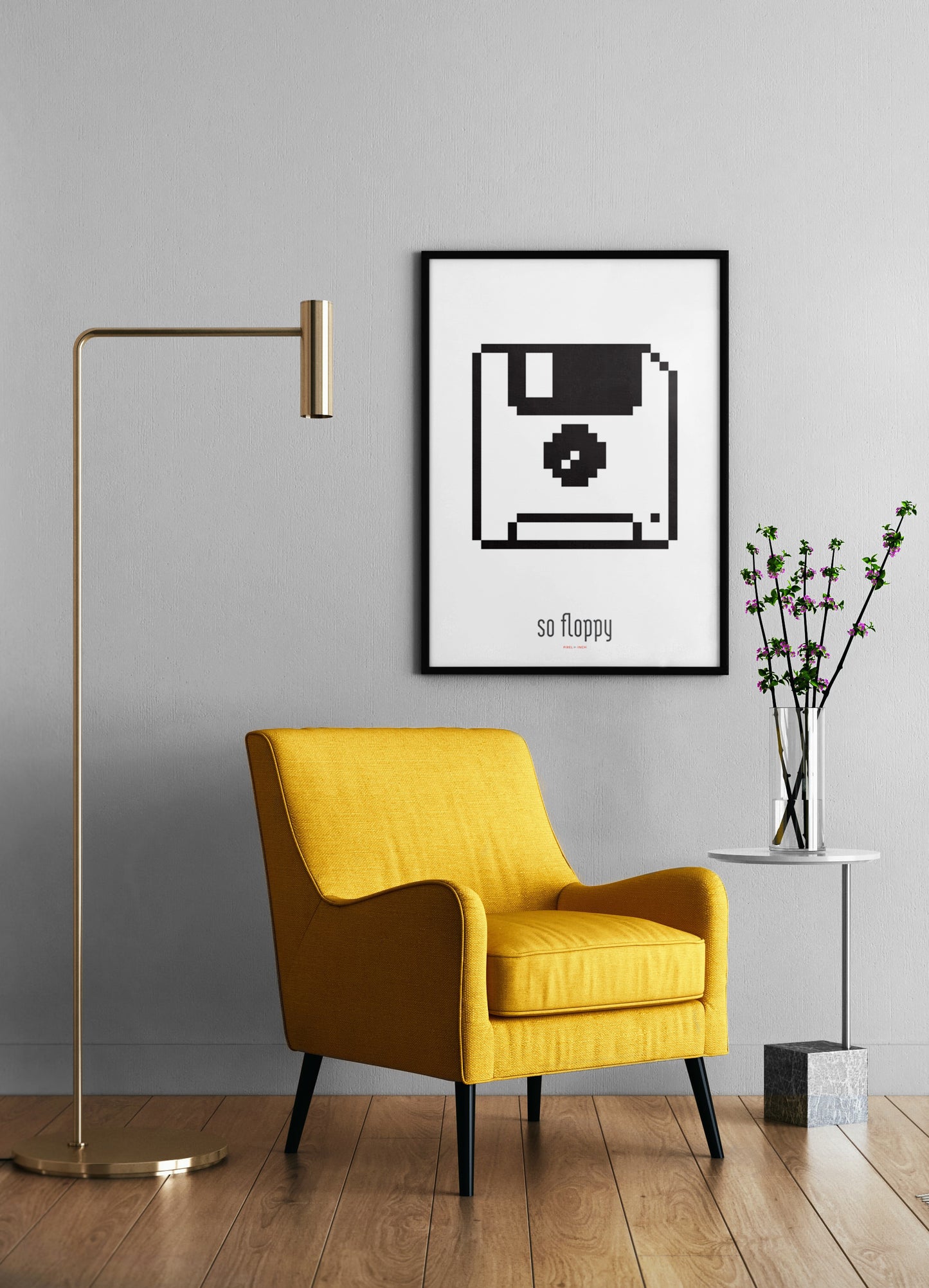 So Floppy Retro Art Print | Floppy Disc