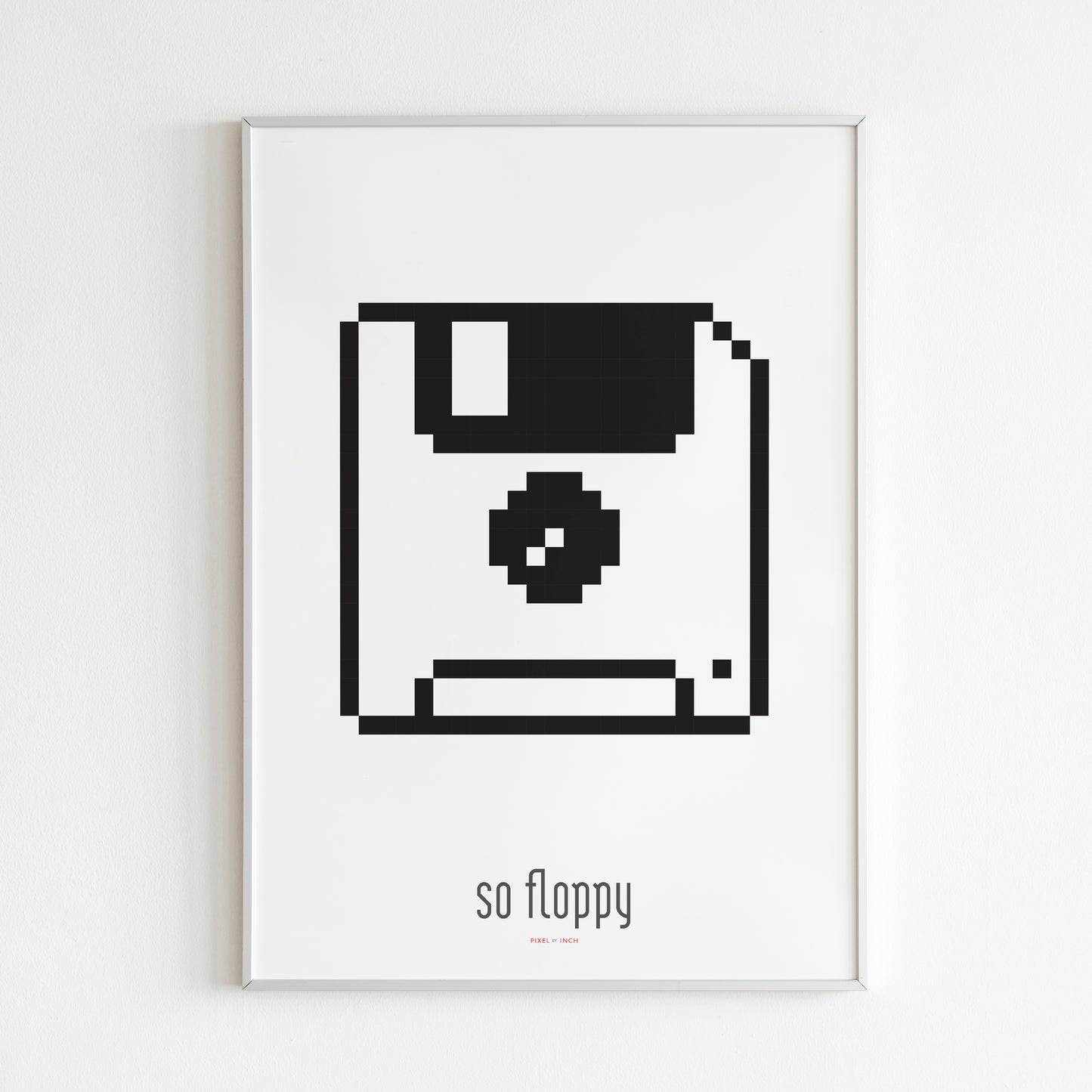 So Floppy Retro Art Print | Floppy Disc