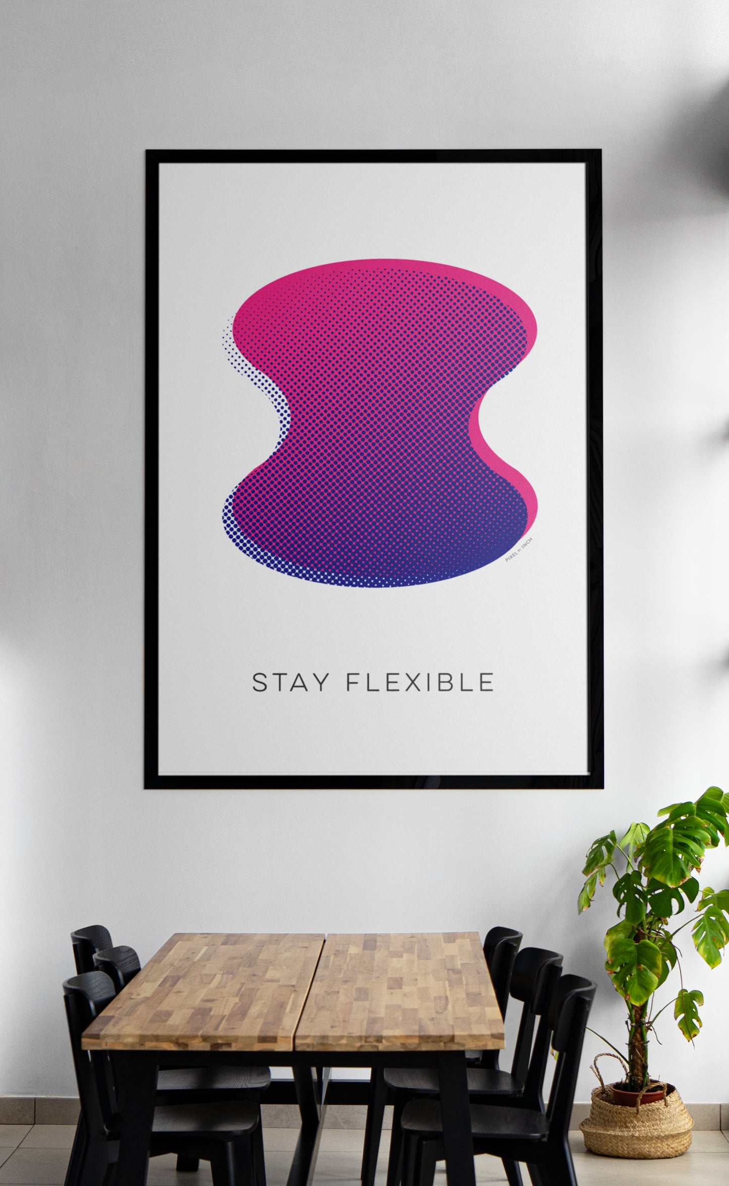 Stay flexible Poster