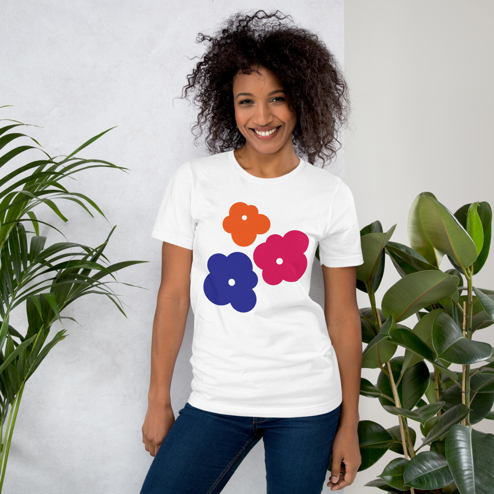 Colorful Flowers Unisex t-shirt