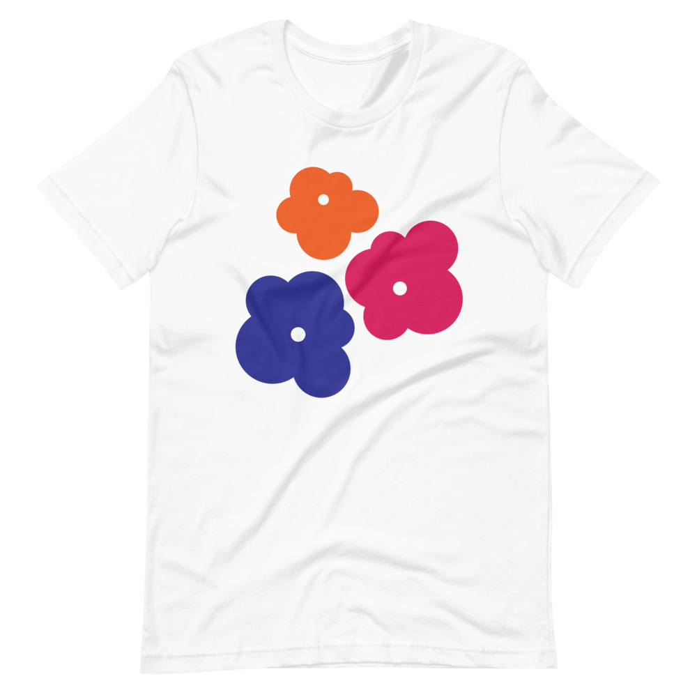 Colorful Flowers Unisex t-shirt