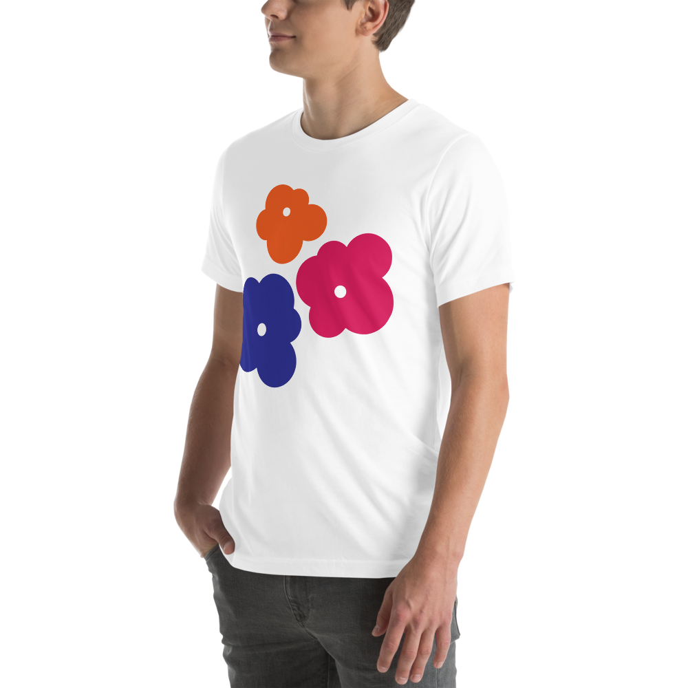 Colorful Flowers Unisex t-shirt